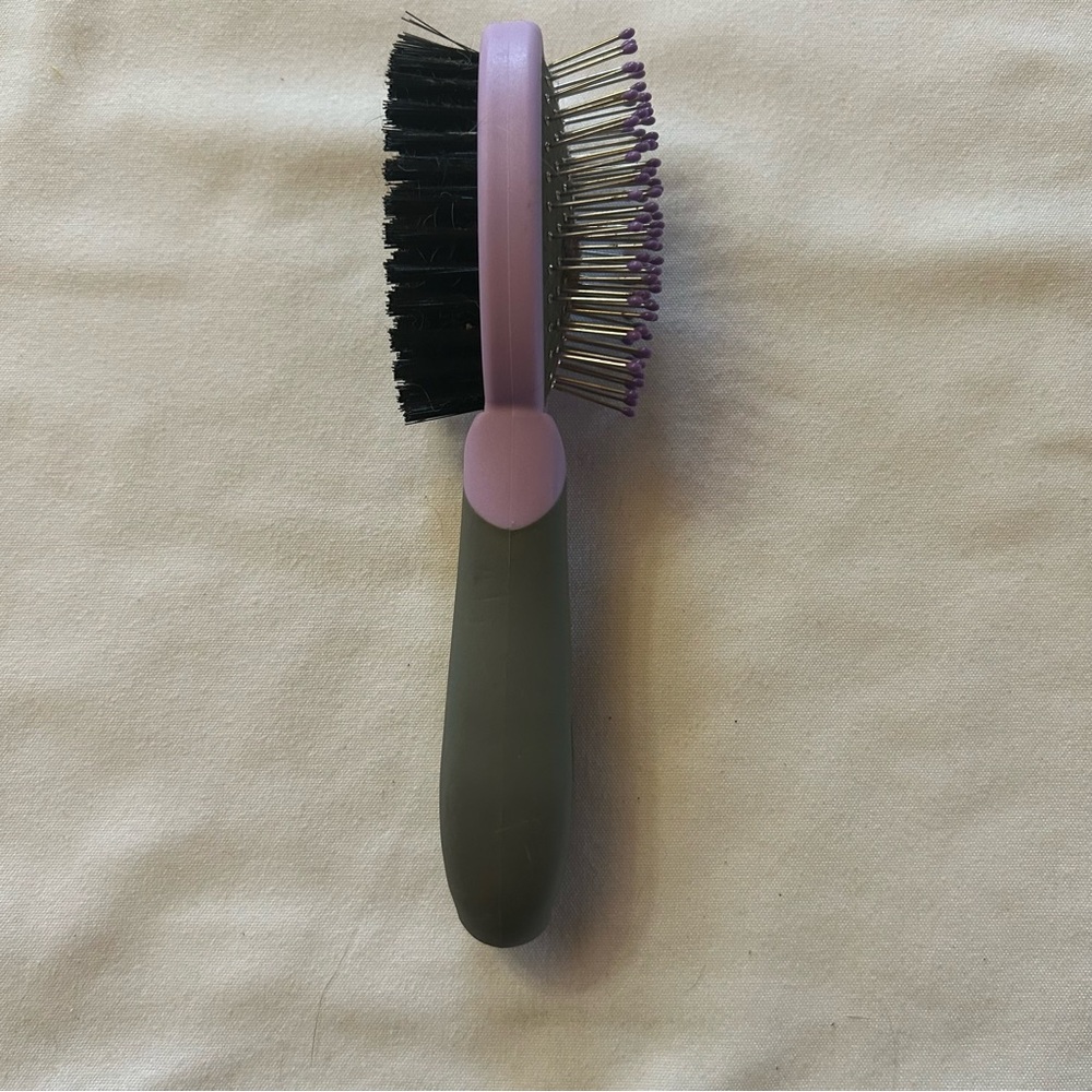 Dog double sided brush